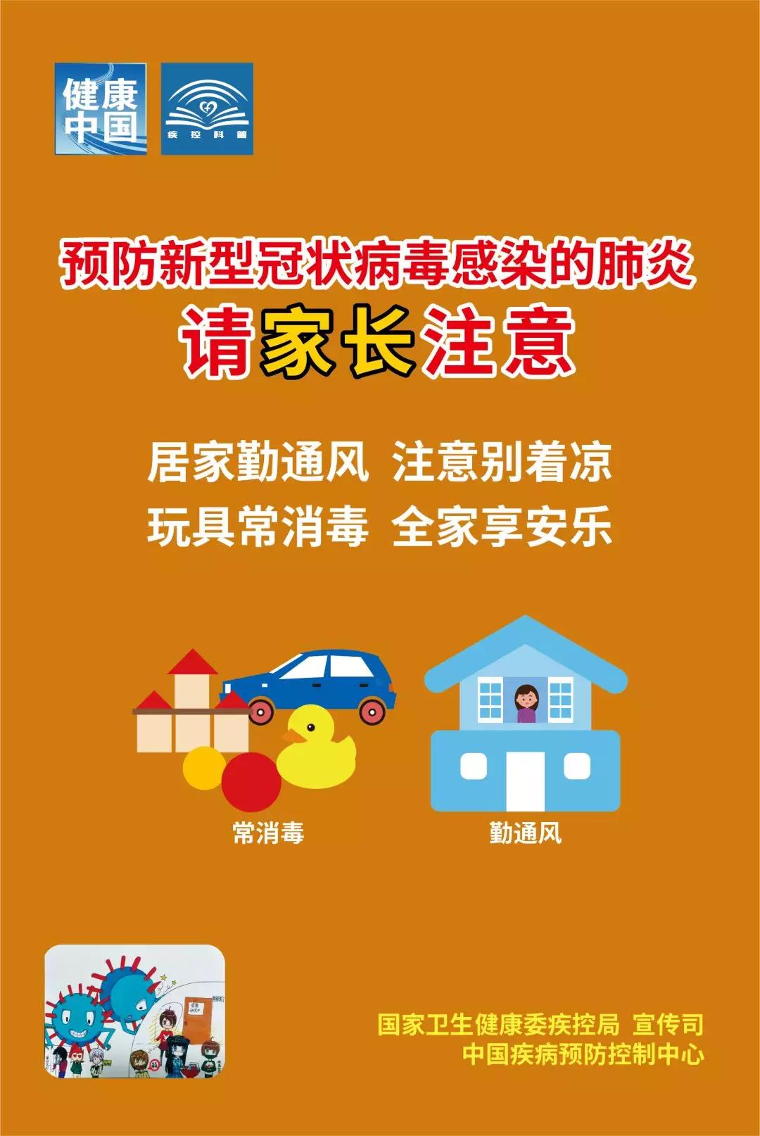 预防新型冠状病毒感染的肺炎系列海报来了，看看学生、家长注意啥 | 防控知识⑪